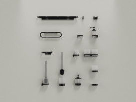 Мыльница для ванной Ravak Chrome II CR II 201 черный матовый X07P1376