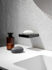 Мильниця для ванної кімнати Roca Tempo метал титаново-чорний A817023CN0