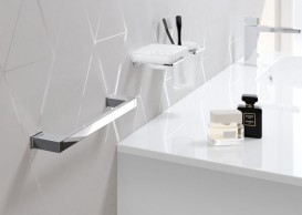 Мильниця для ванною Sonia S-Cube настінна білий / хром 166886