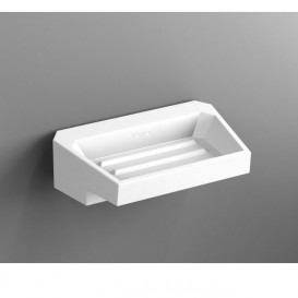 Мильниця для ванною Sonia S4 підвісна штучний камінь білий 156269