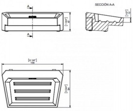 Мильниця для ванною Sonia S4 підвісна штучний камінь білий 156269