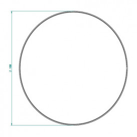Мильниця для ванної THG Savannah настільна золото/білий G52 D03 00544GM