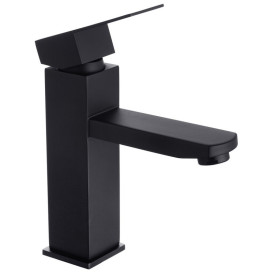 Набор 2 в 1 душевая система Kroner Armada-SCH067 + смеситель для раковины Kubus-SCH010 черный CVS30221