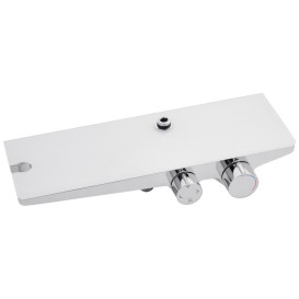 Набор 2 в 1 душевая система Kroner Armada-W066 + смеситель для раковины Armada-C010 хром/белый CVS30222