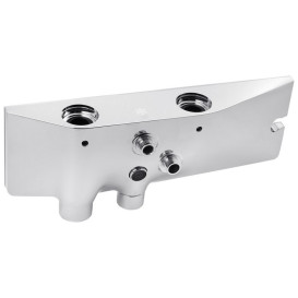 Набор 2 в 1 душевая система Kroner Armada-W066 + смеситель для раковины Armada-C010 хром/белый CVS30222