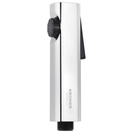 Набор 2 в 1 душевая система Kroner Armada-W066 + смеситель для раковины Armada-C010 хром/белый CVS30222