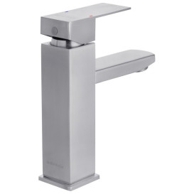 Набор 2 в 1 душевая система Kroner Edelstahl Kubus-ESG082 + смеситель Edelstahl Kubus-ESG010 никель CVS30175