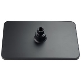 Набор 3 в 1 душевая система Kroner Armada-SCH066 + смеситель Edelstahl Klassisch-SCH010 + трап Harz SCH60 черный CVS30169