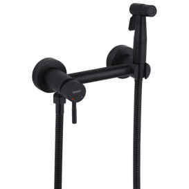 Набір 3 в 1 душова система Kroner Edelstahl Klassisch-SCH063 + змішувач для раковини Edelstahl Klassisch-SCH010 + душ гігієнічний SCH052 чорний CVS30171