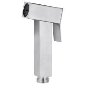 Набор 3 в 1 душевая система Kroner Edelstahl Kubus-ESG063 + смеситель Edelstahl Kubus-ESG010 + гигиенический душ ESG053 никель CVS30172