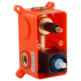 Набір 3 в 1 душова система Kroner Edelstahl Kubus-SCH082 + змішувач Edelstahl Kubus-SCH010-3 + гігієнічний душ SCH053 чорний CVS30179