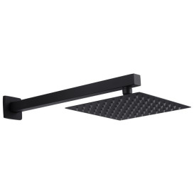 Набір 3 в 1 душова система Kroner Edelstahl Kubus-SCH082 + змішувач Edelstahl Kubus-SCH010 + гігієнічний душ SCH052 чорний CVS30183