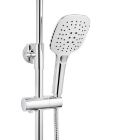 Набір 3 в 1 душова система Kroner Essen-C063 + змішувач для раковини Essen-C010 + змішувач Essen-C030 хром CVS30216