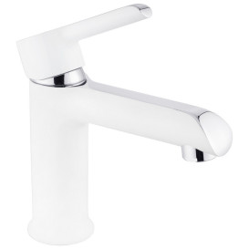 Набор 3 в 1 душевая система Kroner Essen-W063 + смеситель для раковины Essen-W010 + смеситель Essen-W030 хром/белый CVS30218