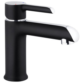 Набор 3 в 1 душевая система Kroner Essen-SCH063 + смеситель для раковины Essen-SCH030 + смеситель Essen-SCH010 хром/черный CVS30219