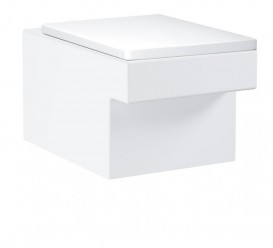 Набір 4 в 1 Grohe Cube Ceramic: підвісний унітаз з сидінням і кришкою + система інсталяції з панеллю змиву 39244CB0
