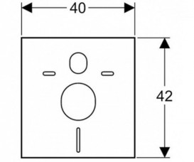 Набір 4 в 1: підвісне біде з кріпленнями + система інсталяції з звукоізоляційним комплектом AP218 + 111.520.00.1 + 111.815.00.1 + 156.050.00.1