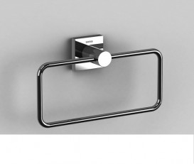 Комплект аксесуарів 6 в 1 Sonia Line для ванної кімнати матове скло/латунь хром 179640