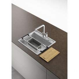 Набор аксессуаров Franke All In 1 телескопическая рейка-держатель + коландер + бамбуковая доска 112.0655.481