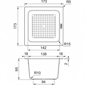 Набор аксессуаров Franke All In 2 доска + телескопическая рейка-держатель + коландер + миска с крышкой 112.0655.482