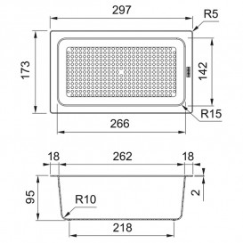 Набор аксессуаров Franke All In 3 доска + телескопическая рейка-держатель + коландер + силиконовый коврик 112.0655.483