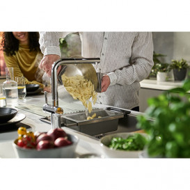 Набор аксессуаров Franke All In 5 доска + телескопическая рейка-держатель + 2 коландера + миска с крышкой + силиконовый коврик + контейнер 112.0655.489