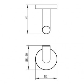 Набор аксессуаров Imprese Hranice 4 в 1 хром 100014
