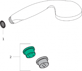 Набір для душової лійки Hansgrohe для економії води 96708000