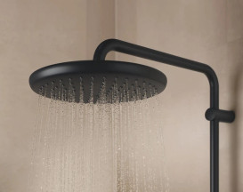 Набір для ванної кімнати Grohe QuickFix Start 3 в 1 душова система + змішувачі чорний матовий UA303305RM