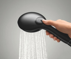 Набір для ванної кімнати Grohe QuickFix Start 3 в 1 душова система + змішувачі чорний матовий UA303305RM