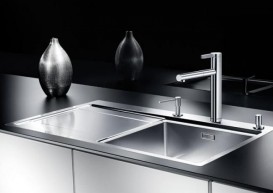 Набір доукомплектації клапаном-автоматом з ручкою Blanco хром 517544