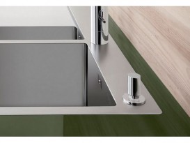 Набір доукомплектації клапаном-автоматом з ручкою Blanco хром 517544