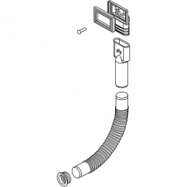 Набор Franke для соединения перелива мойки с измельчителем пищевых отходов 112.0277.144