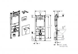 Набор инсталляции Geberit Duofix с унитазом Kolo Nova Pro Rimfree M39018000 + 458.126.00.1