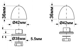 Набор монтажный для инсталляций McAlpine FP45R-CAPKIT
