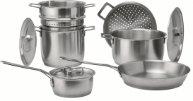 Набір посуду професійний A di lessi for Franke 9 предметів нержавіюча сталь 112.0500.078