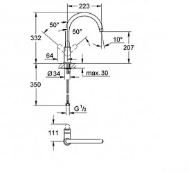 Набор смесителей Grohe BauEdge 123218K