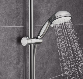 Набір змішувачів для ванної Grohe BauEdge New 3 в 1 з душовою системою хром UA12336TS0