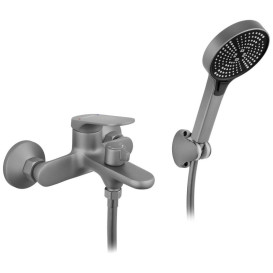 Набор смесителей для ванной Kroner Linz-GRN060 + смеситель Linz-GRN010 серый CVS30158