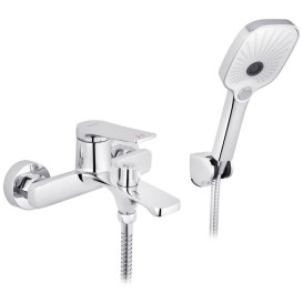 Набір змішувачів для ванної Kroner Makon-C060 + змішувач Makon-C030-T + змішувач Makon-C010 хром CVS30155