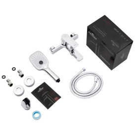 Набір змішувачів для ванної Kroner Makon-C060 + змішувач Makon-C010 хром CVS30157