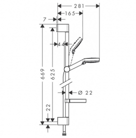 Набір змішувачів для ванни Hansgrohe Logis 1282019