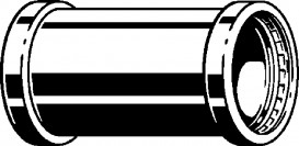 Насувна муфта Viega Sanpress Inox G 0215.5XL з SC-Contur d88,9 нержавіюча сталь 578602