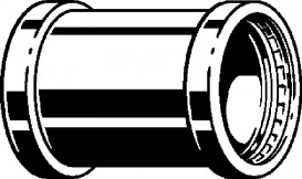 Насувна муфта Viega SeaPress 0315.5XL d76,1 сплав CuNiFe 90/10 453411