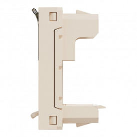 Накладка для розетки RJ45 Schneider Electric Unica New 1 модуль бежевий NU941044