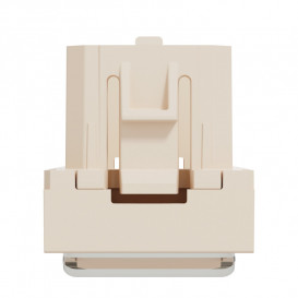 Накладка для розетки RJ45 Schneider Electric Unica New 1 модуль бежевий NU941044