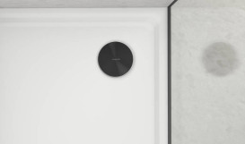 Накладка для слива душевого поддона Hansgrohe RainDrain Staro черный матовый хром 60058340