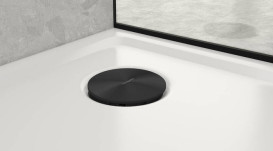 Накладка для зливу душового піддону Hansgrohe RainDrain Staro чорний матовий хром 60058340