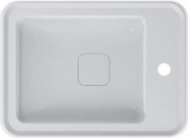 Накладка на слив для раковины Miraggio Marrakesh Miramarble литой мрамор белый матовый 0001922