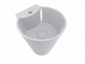 Накладка на злив для раковини Miraggio Smart Miramarble мармур білий глянсовий 0001948